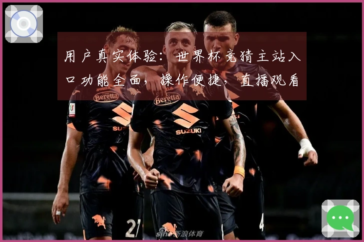 用户真实体验：世界杯竞猜主站入口功能全面，操作便捷，直播观看流畅